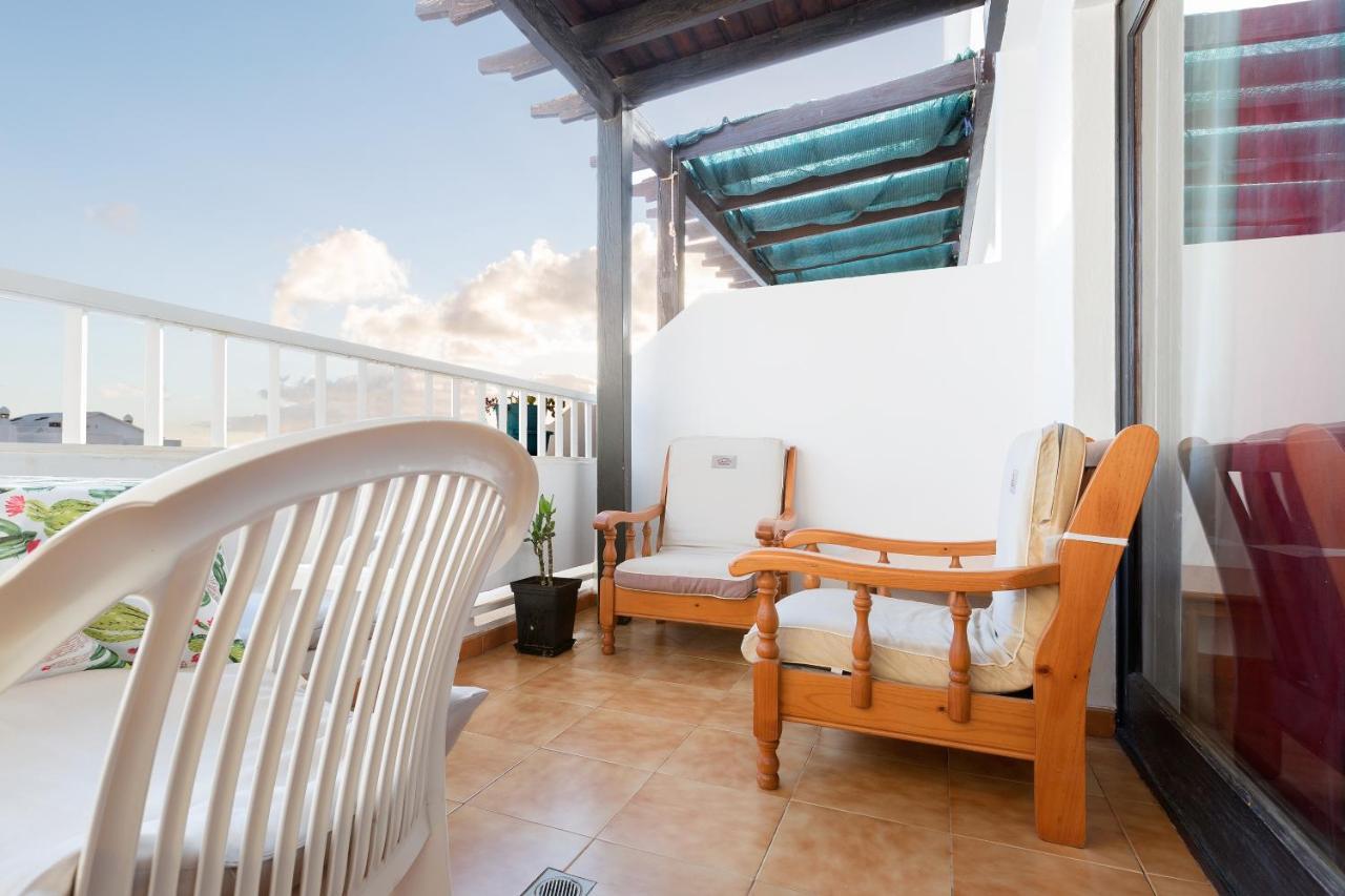 Daruma Apartments 2-Bedroom Duplex With Sea Views Costa Teguise Bagian luar foto